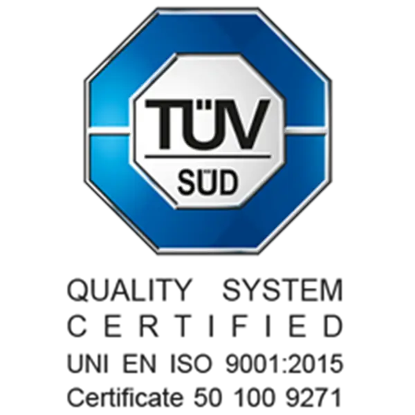 Certificato TUV UNI EN ISO 9001